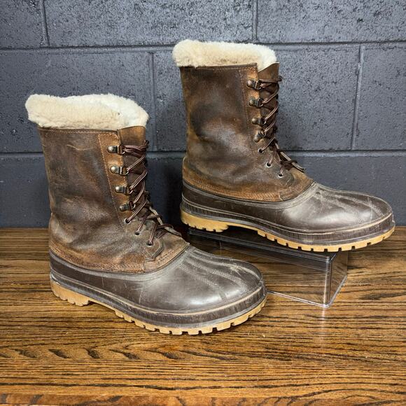 Vintage Sorel Men’s 12 Waterproof Insulated Winter Duck Boots Made in Canada main image 6